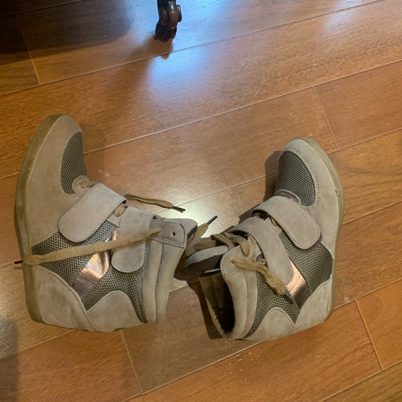 Wedges snickers taup tan 7.5 - Picture 4 of 7